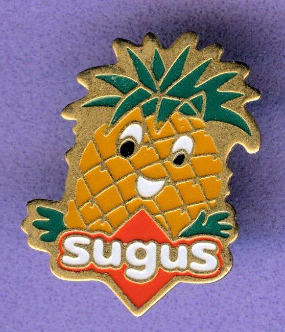 Sugus Placchette & Badge: sugus   Ananas – Usato da Winterthur venduto da Sammleroase