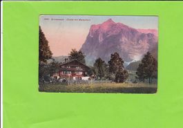 Grindelwald-Chalet mit Wetterhorn