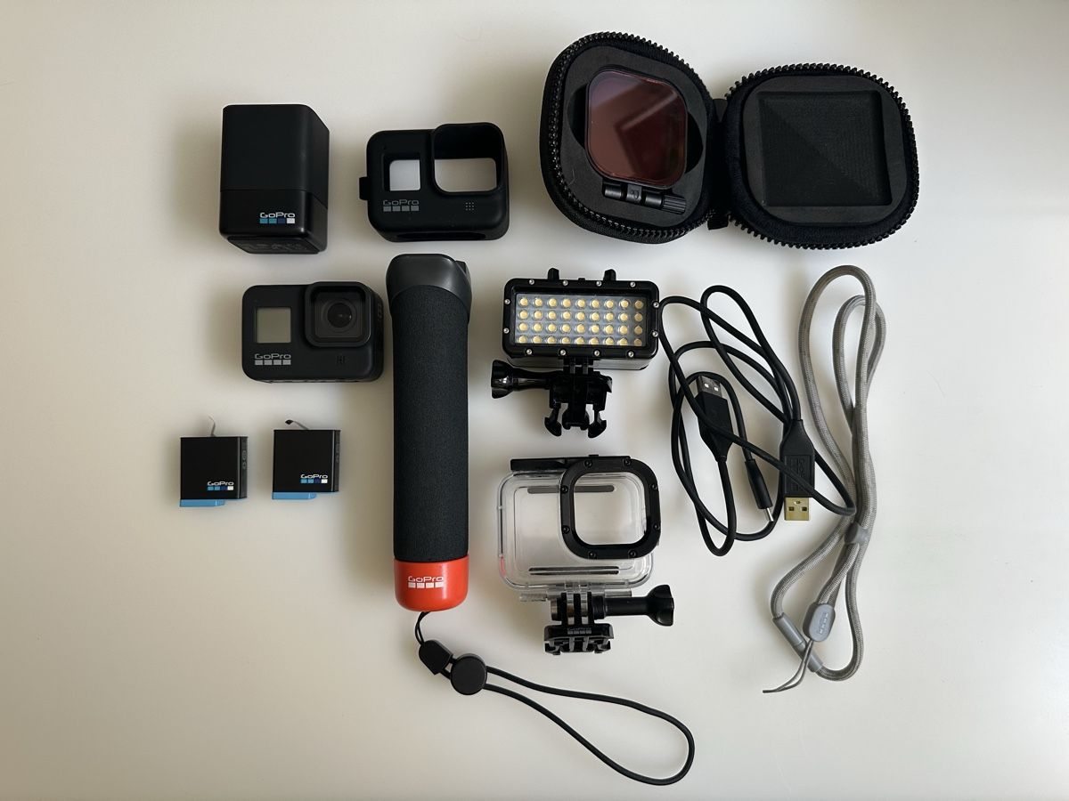 Gopro Action Cam: GoPro 8 Unterwasser-Komplett-Set – Gebraucht aus Aesch BL von Globalray
