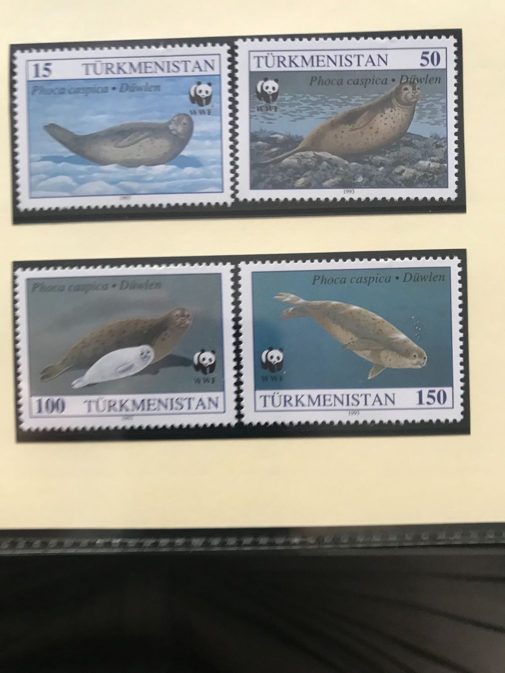 Tutti i francobolli: WWF Turkmenistan 1993 Kaspi-Ringelrobbe Satz postfrisch – Nuovo (secondo la descrizione) da Winterthur venduto da schnueps