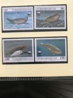 WWF Turkmenistan 1993 Kaspi-Ringelrobbe Satz postfrisch