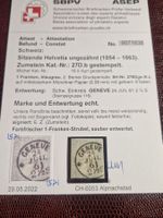 Strubel 27Dd, Attest, (1300.-) Top, ab 1.-