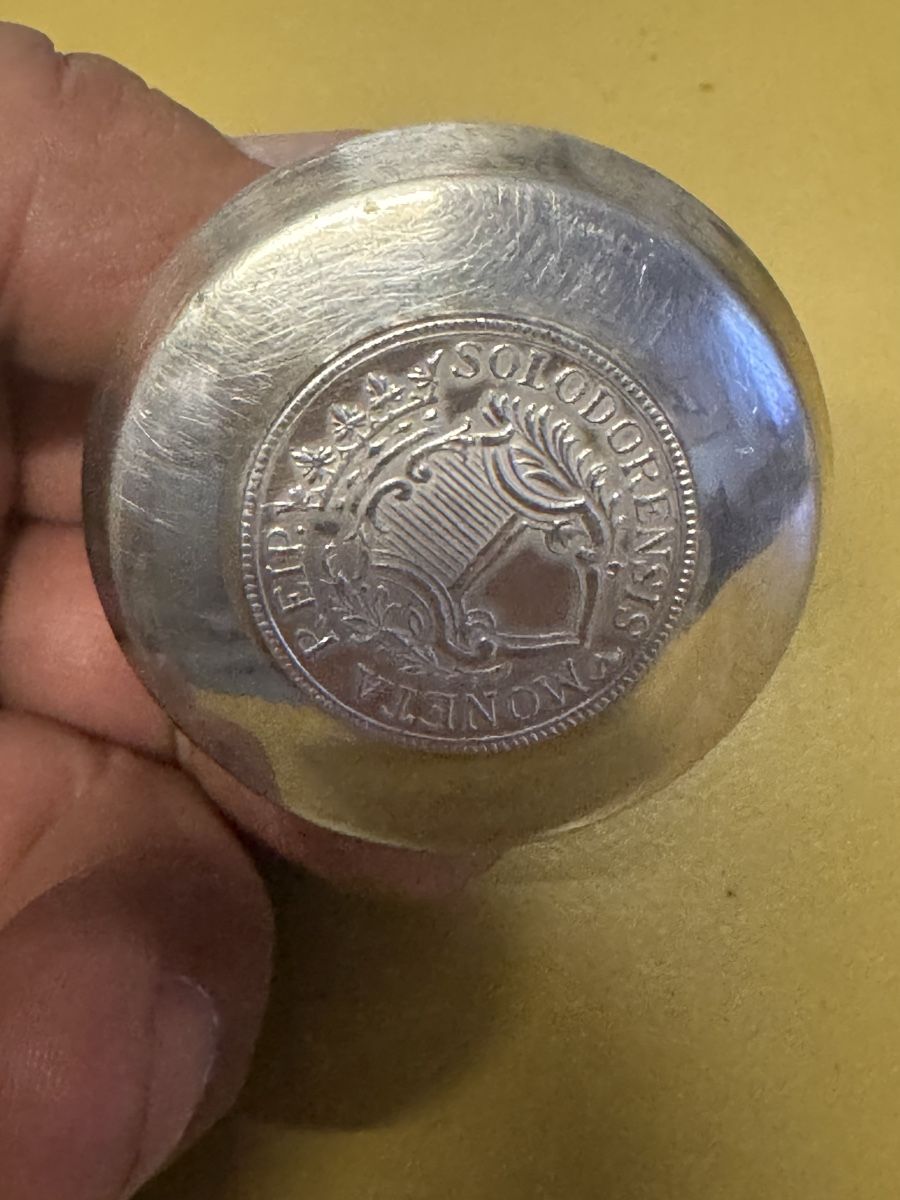 Flaschenöffner & -verschlüsse: Flaschenverschluss Silber 800 ( 54 Gram) – Gebraucht aus Schlieren von Freundlich02 2