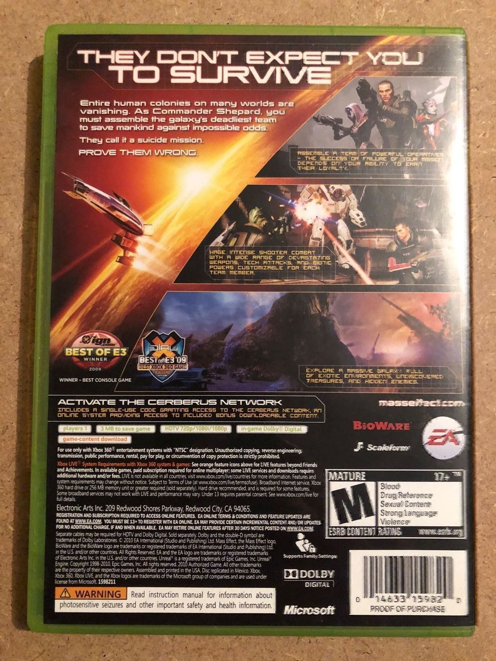 Microsoft Spiele: Mass Effect 2 US für Xbox 360 – Gebraucht aus Kestenholz von Mad18 3