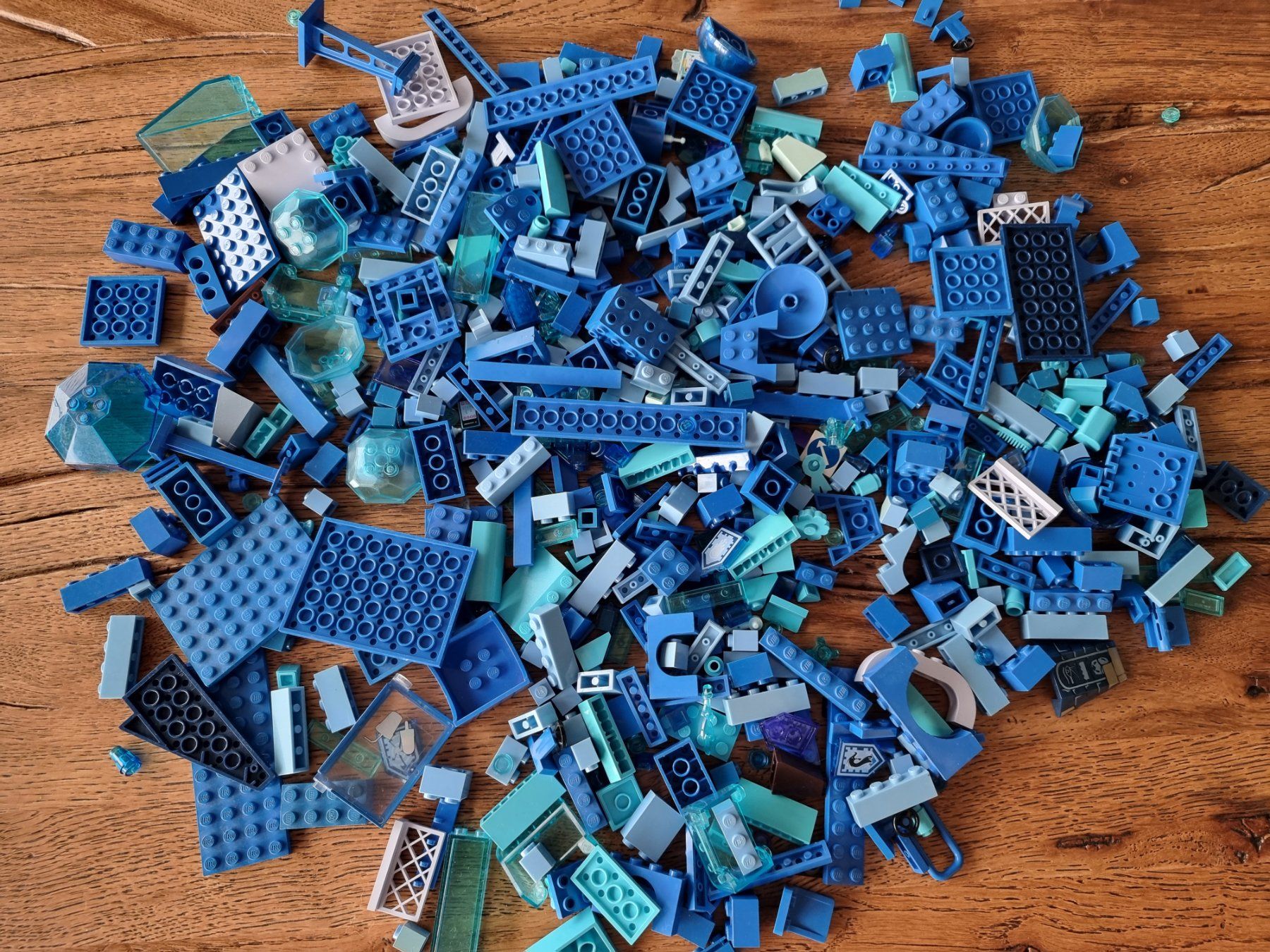 Lego Spielzeuge: Blaue Lego /  550 Gramm – Gebraucht aus Untersiggenthal von fantail 1