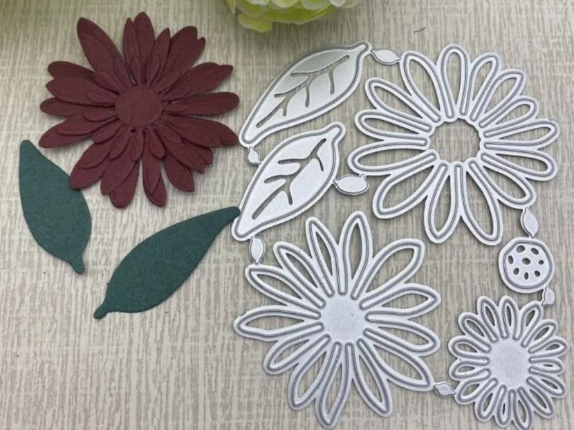 Sciablone: Stanzschablone Nr.451, Blumen Set (Sizzix geeignet) – Nuovo e nell'imballaggio originale da Gretzenbach venduto da Fliegepilz56 1