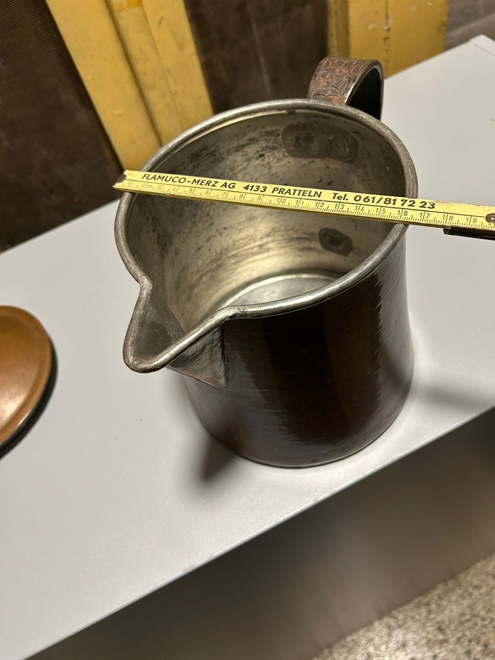 Pentole: alter Kupferkrug – Usato da St. Gallen venduto da Razoon77 2