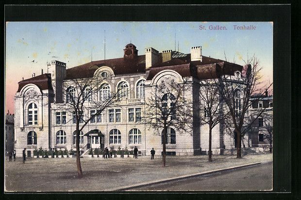 Cartoline postali: AK St. Gallen, Tonhalle – Usato da Berlin venduto da bartko-reher