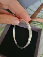 Bracelet jonc argent 925 poinçonné  13.7g