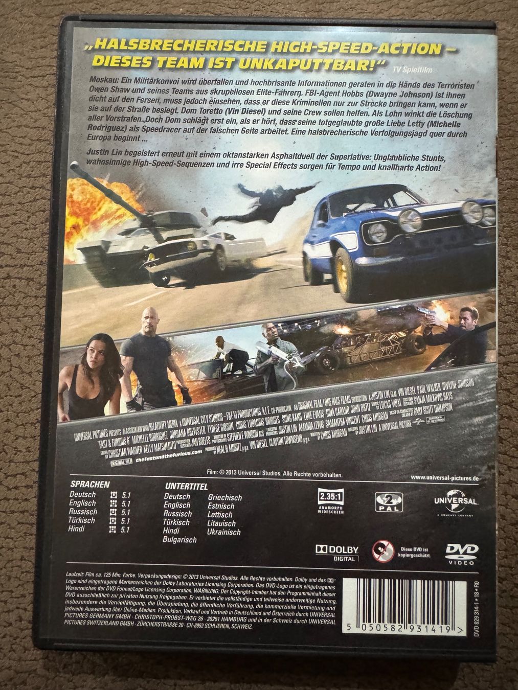 Alle DVDs: Fast & Furious 6 – Gebraucht aus Dietikon von MuNathy 1
