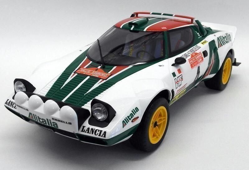 Lancia Stratos 1:12 Alitalia Ottomobile inkl. Vitrine (Nuovo e