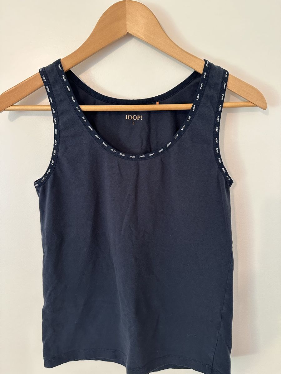 Joop Top: JOOP! Navy Undershirt Tank Top size S - Excellent condition – Usato da Kloten venduto da gab_jl5l