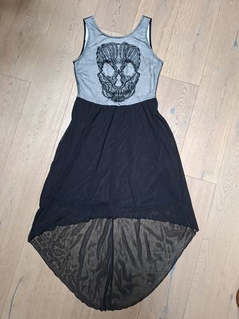 kleid Skull totenkopf punk gothic Gr 38