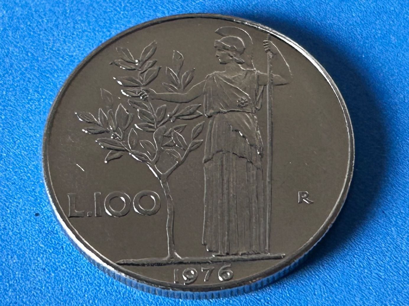 Tutti le monete: Italy - 100 Lire 1976 – Usato da Corcelles NE venduto da AJKader