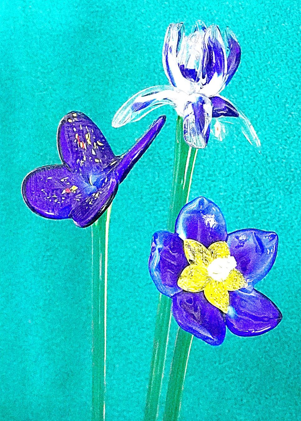Murano Alle Dekorationen: Glasblumen Blumen aus Glas Murano – Neu (gemäss Beschreibung) aus Baar von 2cvbaar 8