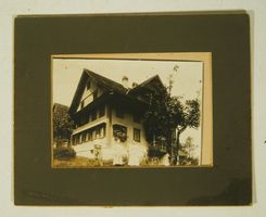 Photo altes Bauernhaus mit Passpartout
