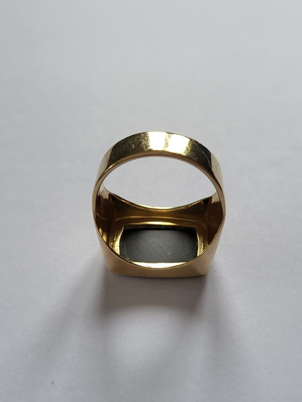 Anelli: 18 Karat 750 Massiv Ring Mit Onyx – Usato da Wald ZH venduto da Aniade 9