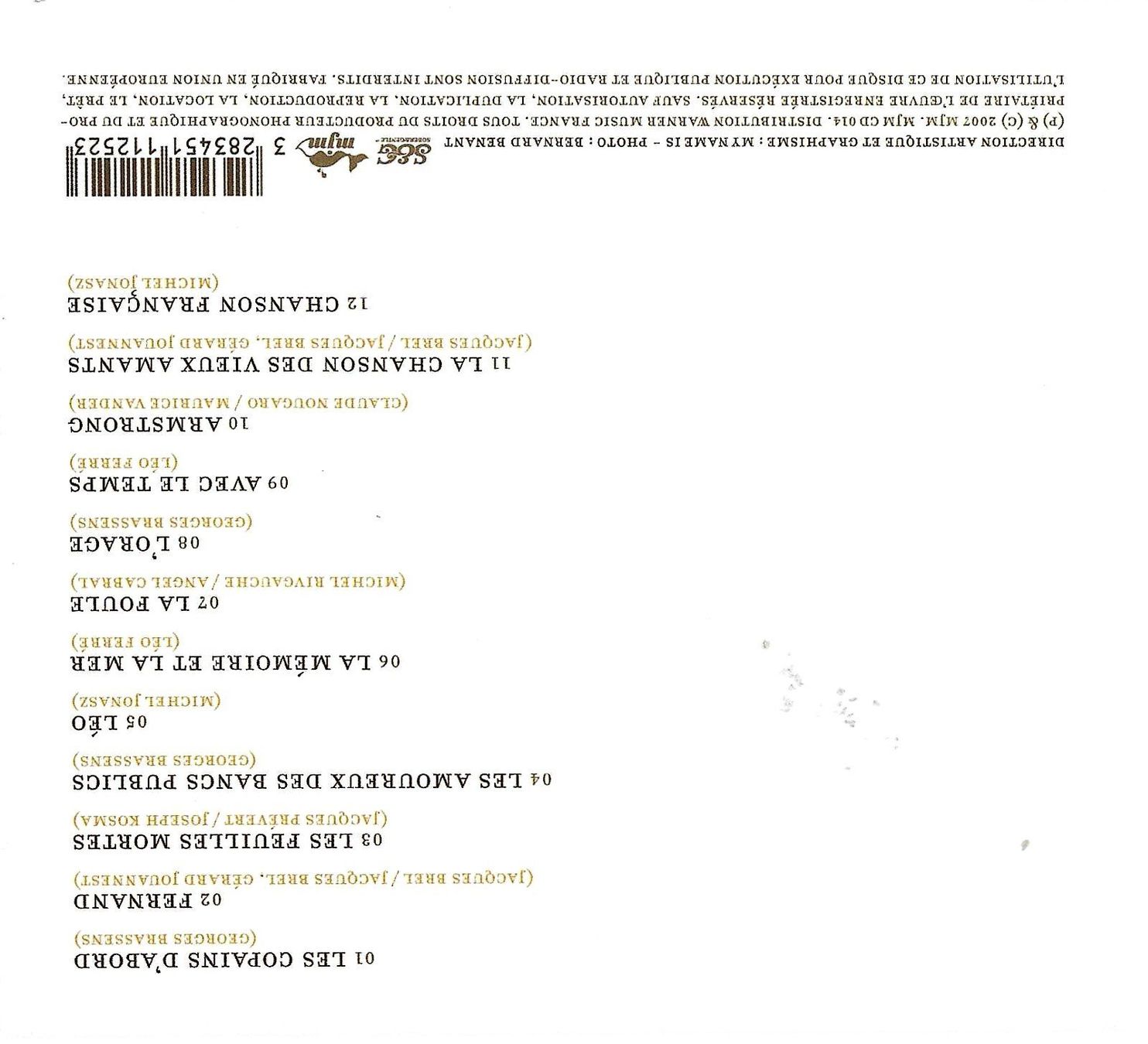 CDs: Michel Jonasz CD Digipack - Chanson française – Gebraucht aus Savagnier von Ne2065 1