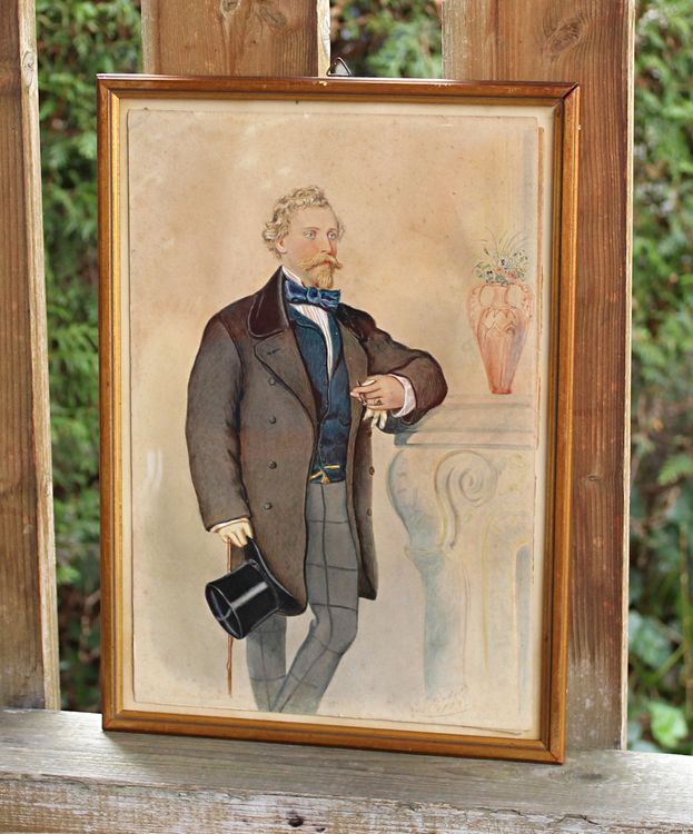 Carl Goebel 18241899 Aquarell signiert datiert Wien 1851 Kaufen auf