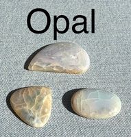 3 faszinierende wunderschöne OPAL, geschliffen poliert TOP