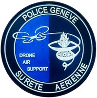 DRONE AIR SUPPORT SURETE AERIENNE POLICE GE mit Klett