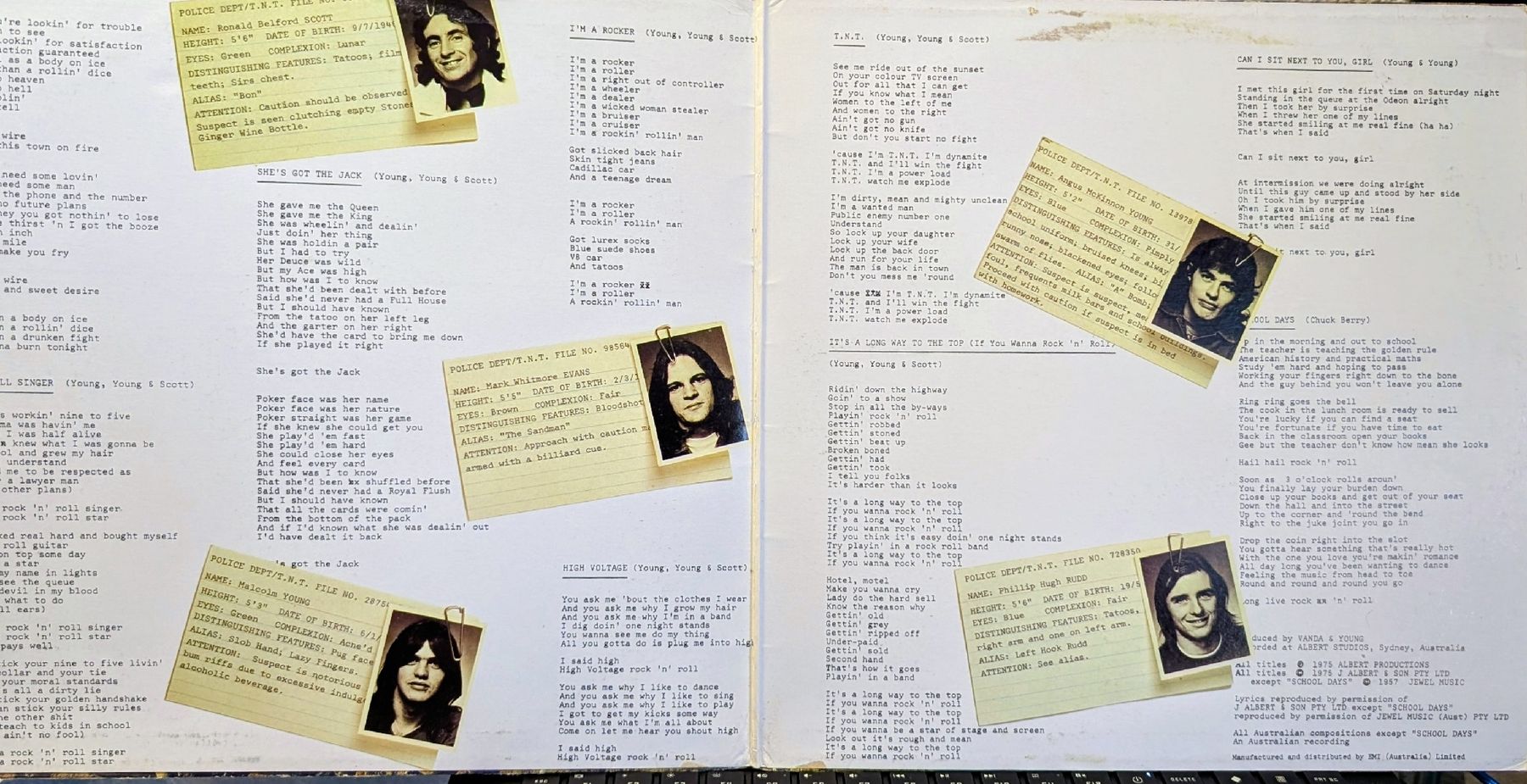 Dischi in vinile: AC/DC - TNT - Albert Producions Top Zustand – Usato da Sarmenstorf venduto da bw68 2