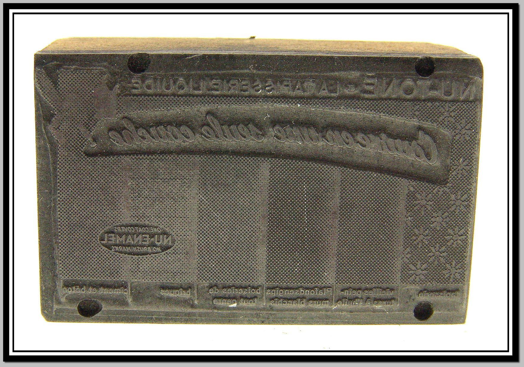 Timbri: Stempel Nu Enamel / Nu Tone USA – Usato da Schmitten FR venduto da fliessigs_Biendli