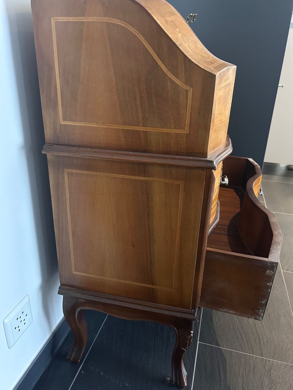 Cassettiere: Schreibkommode Louis-XV Stil mit Intarsien – Usato da Sins venduto da rox_jl59 4