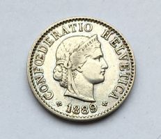 1889 5 Rappen ss-vz
