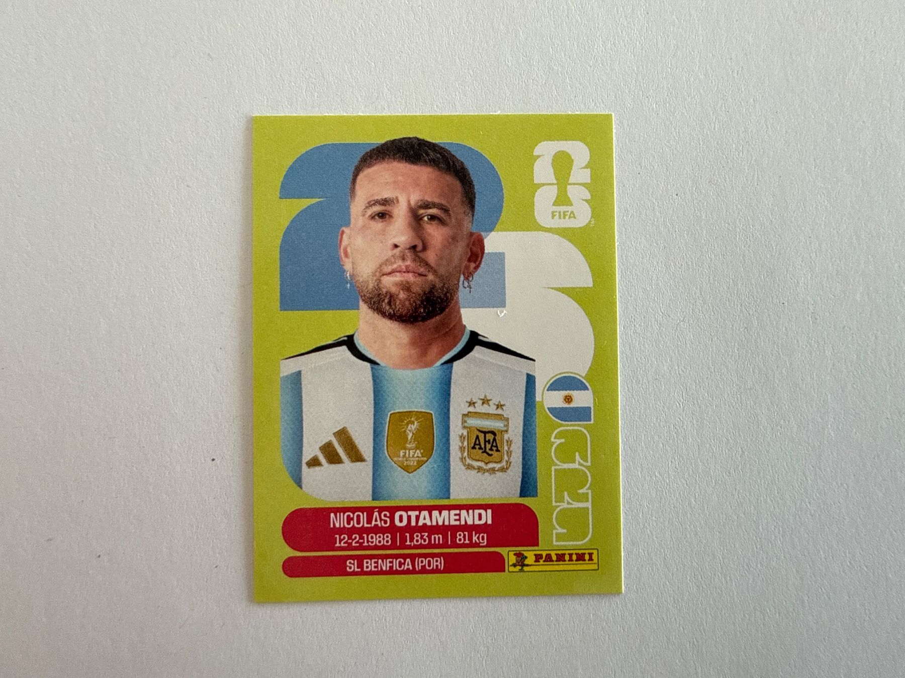 Panini Carte collezionabili: Otamendi ARG5 - Panini CH Edition WM 2026 – Nuovo (secondo la descrizione) da Grenchen venduto da nicus_aveiro