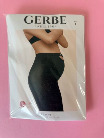 GERBE, Umstands-Strumpfhose DUO 40, Gr. M (3), Farbe Schwarz
