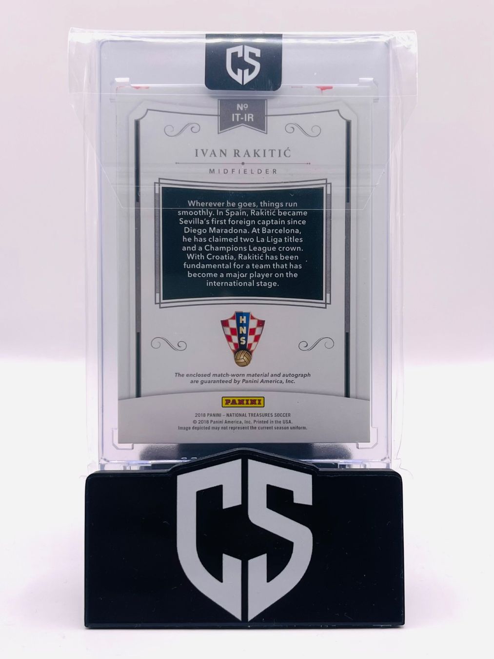 Panini Carte collezionabili: 2018 Panini National Treasures Ivan Rakitic Auto /25 – Usato da Zofingen venduto da collect.supply 1