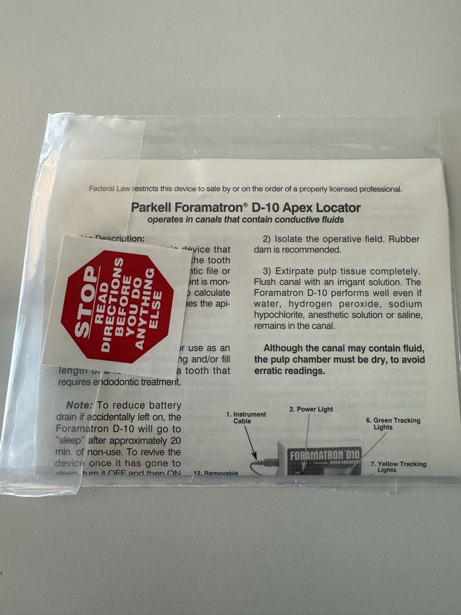 Attrezzature mediche: Endo-Parkell Foramatron D10 Apex Locator gebraucht – Usato da Bettlach venduto da lailalaska 2