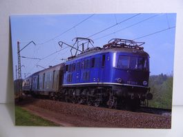 Postkarte DB Schnellzug Lokomotive 119 001 Nürnberg 1976.