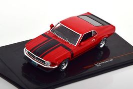 Ford Mustang Boss 302 1970 rot / schwarz        1:43 von IXO