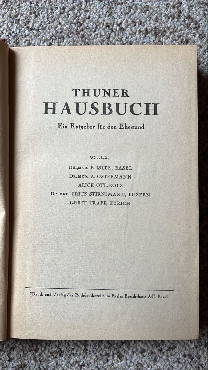 Libri: Thuner Hausbuch 1947 – Usato da Winterthur venduto da Mmagu 1