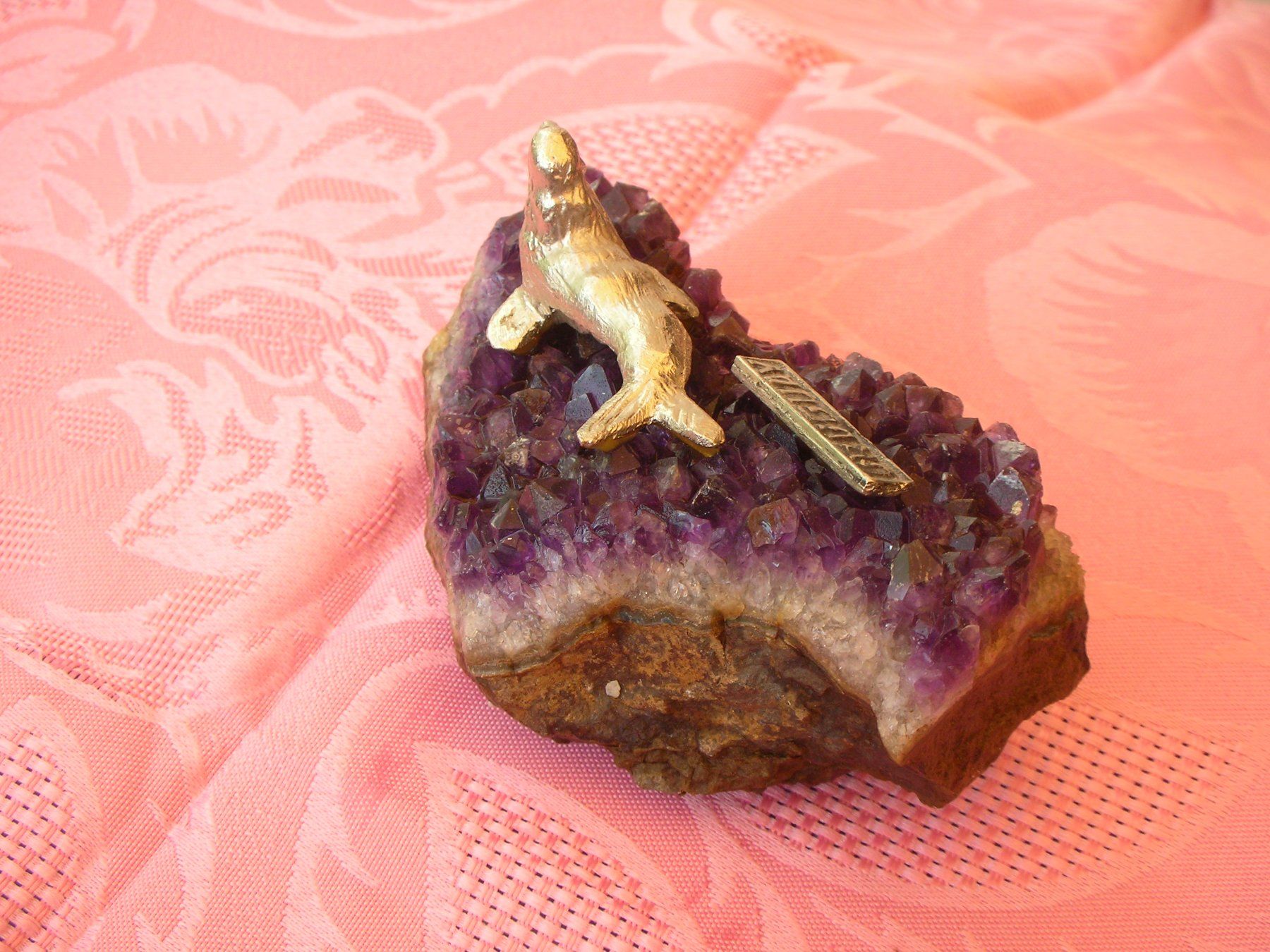 Edelsteine: Briefbeschwerer - Amethyst mit Robe – Gebraucht aus Rheinfelden von Javea4 2
