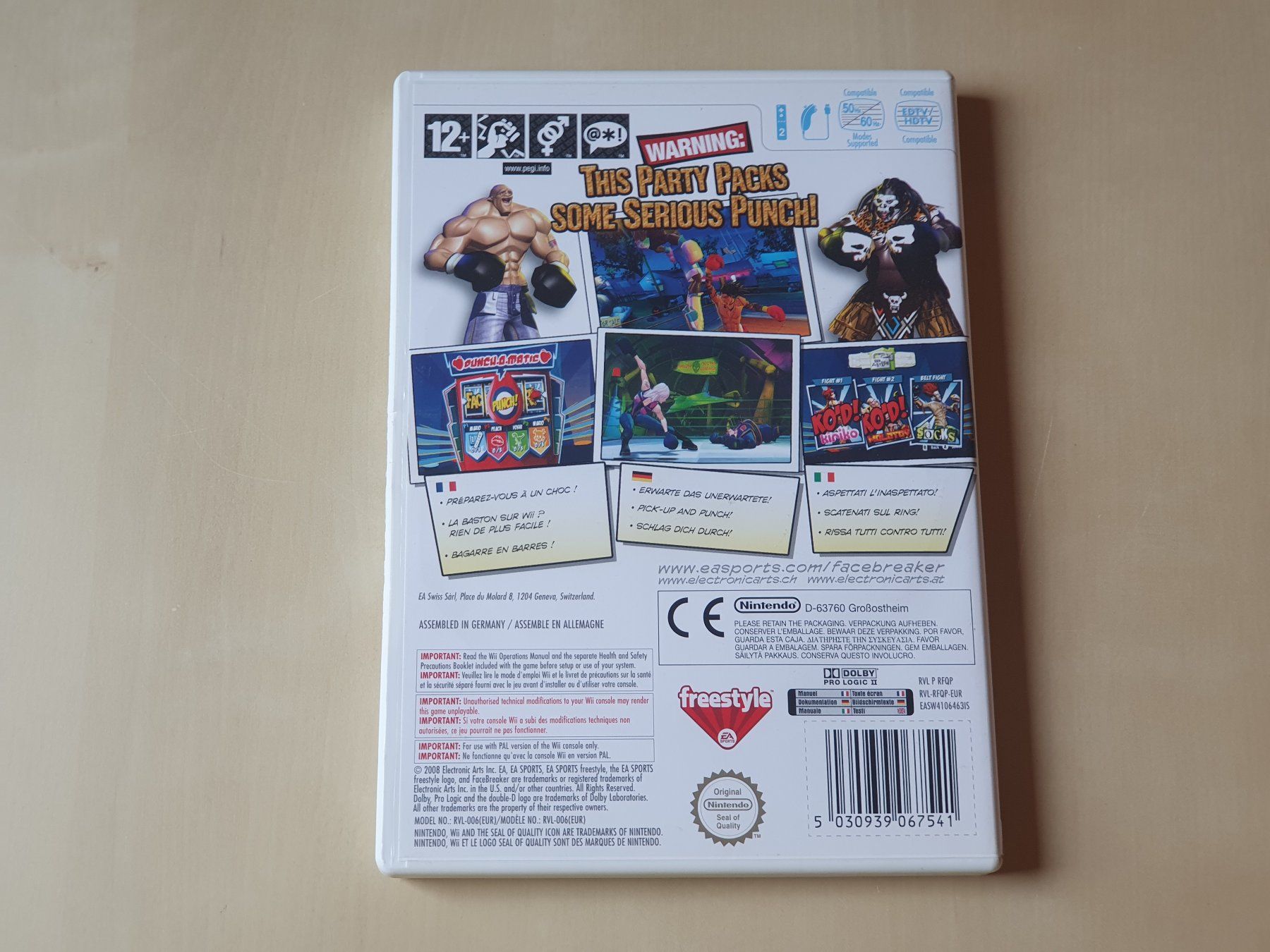 Nintendo Giochi: Facebreaker K.O. Party – Usato da Stansstad venduto da collectorsshop 1