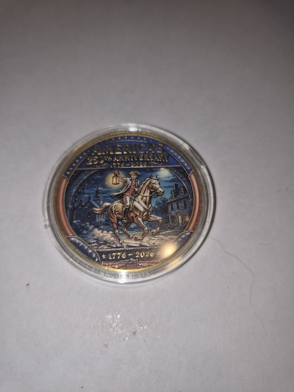 Alle Münzen: Pièce commémorative 250 ans USA – Neu (gemäss Beschreibung) aus Senèdes von hen_fw8b
