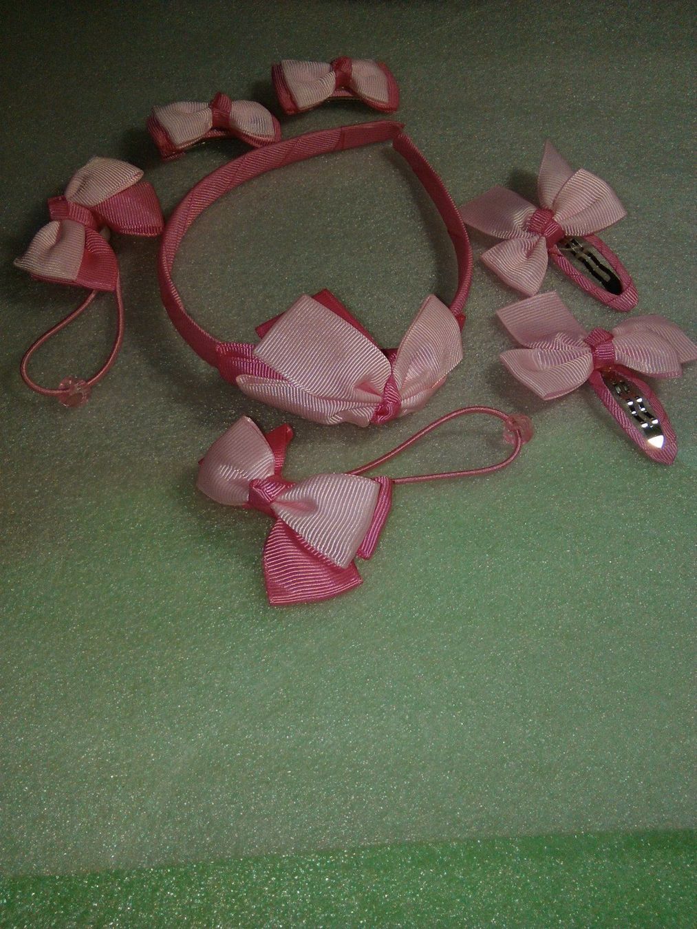 Accessori per capelli: haarschmuck set,,,rosenrot farbe,,7 stück – Nuovo (secondo la descrizione) da Basel venduto da bijoutrie_4 1