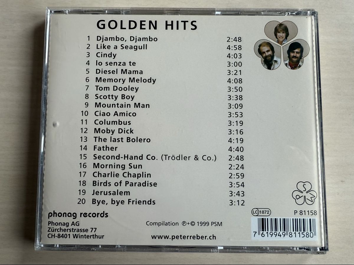 CD: Peter, Sue & Marc - Golden Hits CD – Usato da Oberried Brienz venduto da Chyara 1