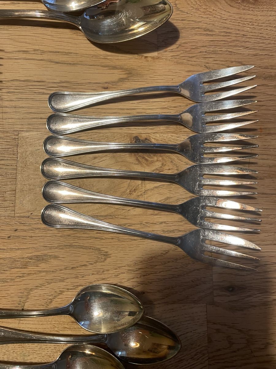 Set di posate: 46 tlg. Besteck versilbert 90 – Usato da Flawil venduto da Naphtali 3