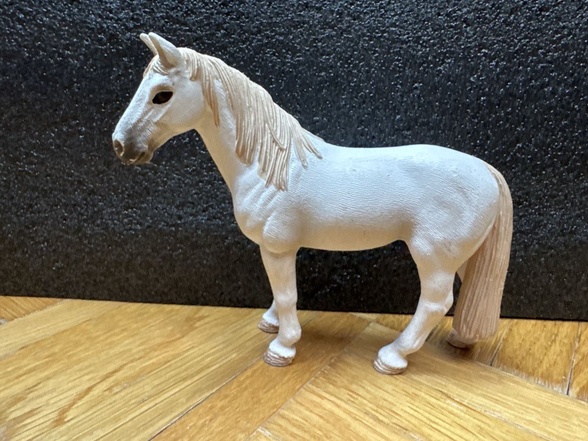 Schleich Statuette: Schleich Pferd weiss – Usato da Umiken venduto da hope2008