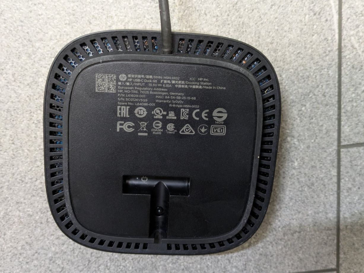 Hewlett Packard Docking station: HP USB-C Dock G5 inkl. Netzteil – Usato da Sargans venduto da Tht 2