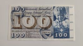 100 Franken 1970, Banknote Schweiz (LP2)