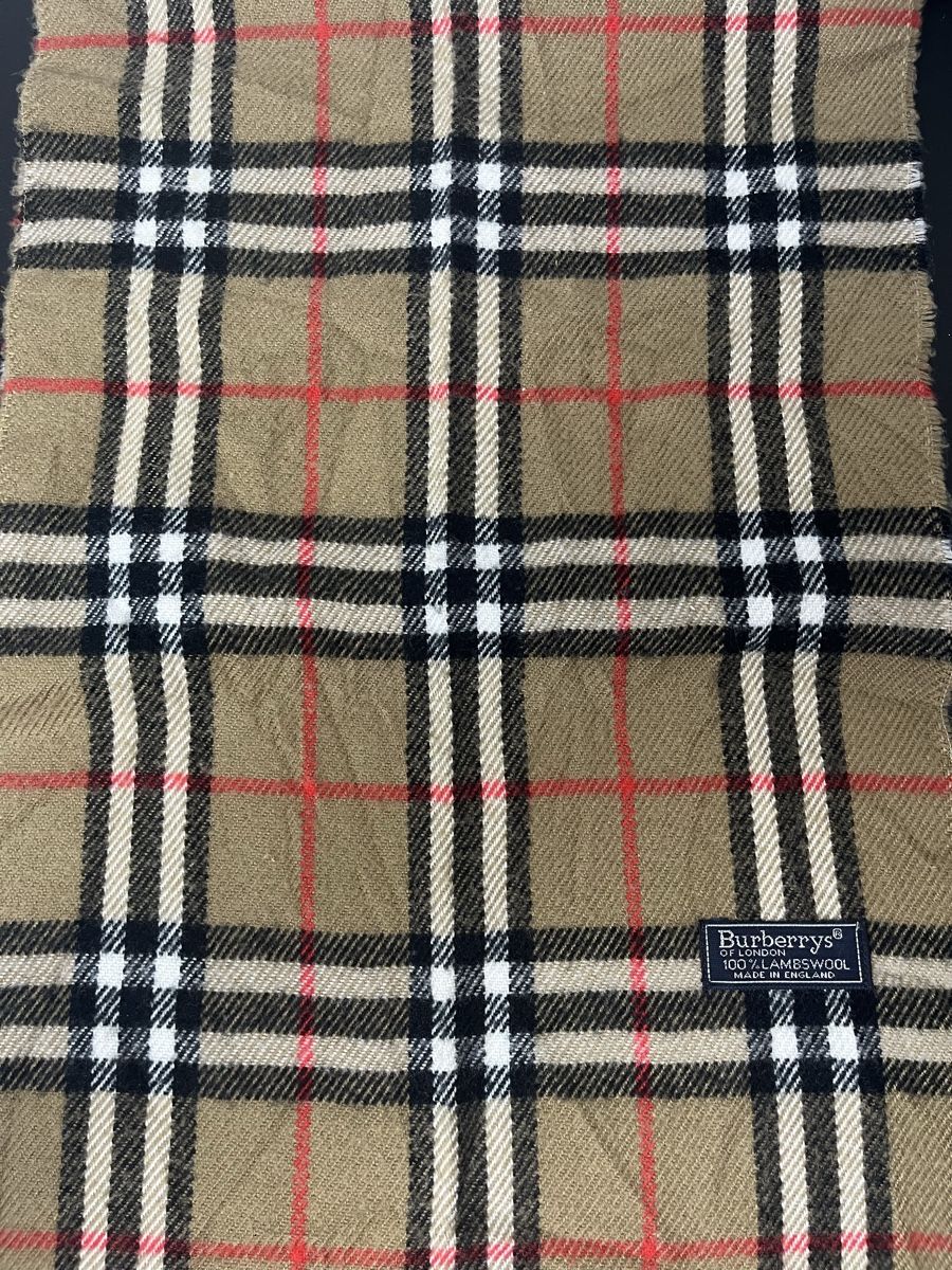 Burberry Foulards, Tücher & Schals: Écharpe Burberry Laine beige – Neu (gemäss Beschreibung) aus Les Avanchets von lunedeneige.shop 2