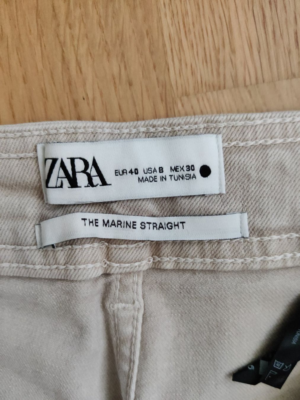 Zara Pantaloni: NEU_Zara Hose beige gr.40 – Nuovo (secondo la descrizione) da Schönenwerd venduto da sal_75dx 2