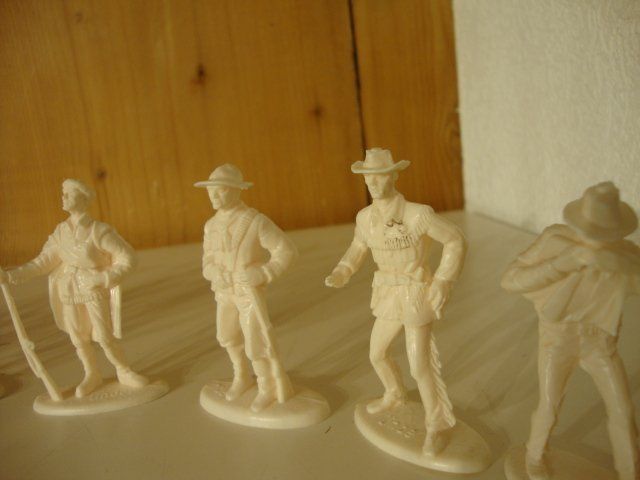 Figurines Elastolin, Carla May, Winnetou à cheval, Indienne et