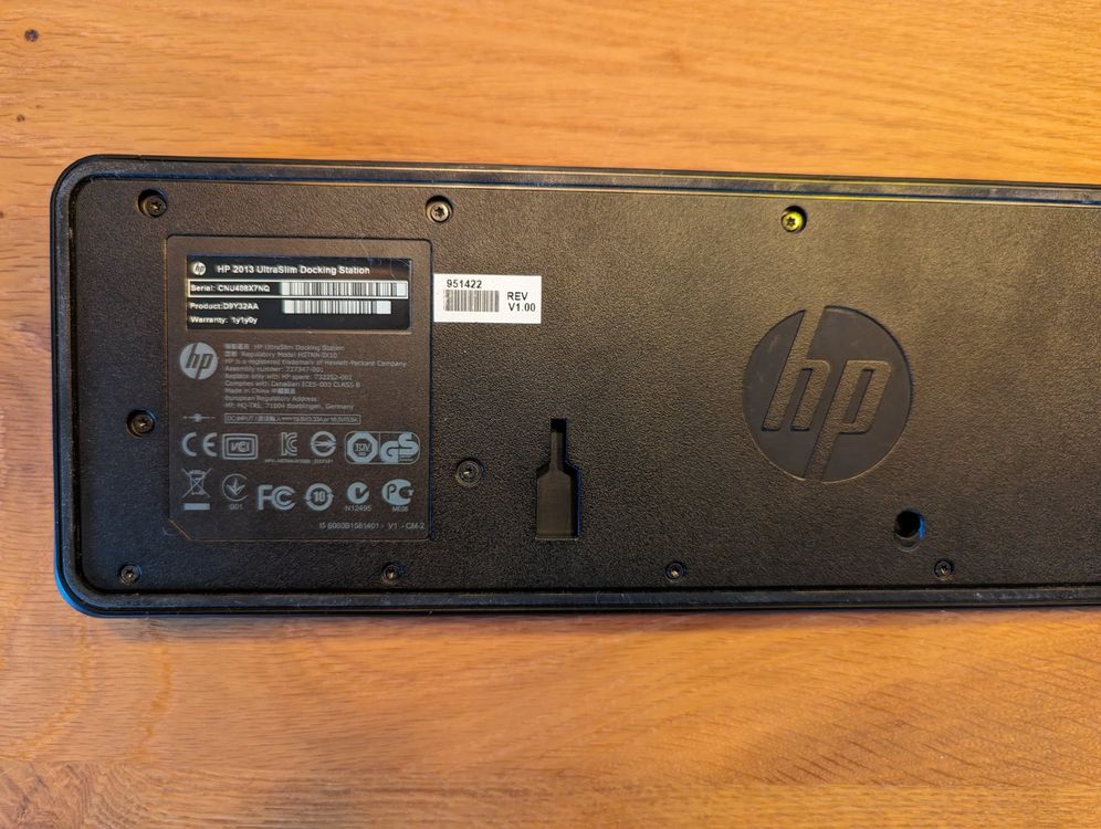HP 2013 UltraSlim Docking Station D9Y32AA | Kaufen auf Ricardo