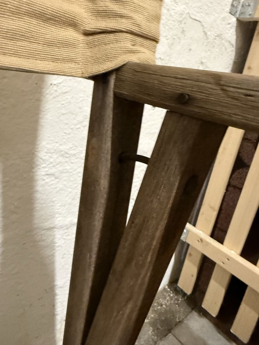 Poltrone: Fauteuil pliant toile bois – Usato da Kloten venduto da Mumiiin 4